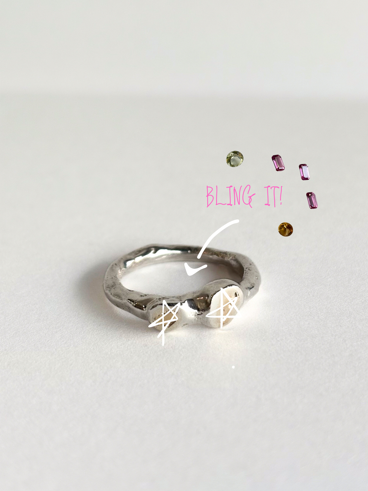 DOUBLE OVAL STACKER | CUSTOMISABLE