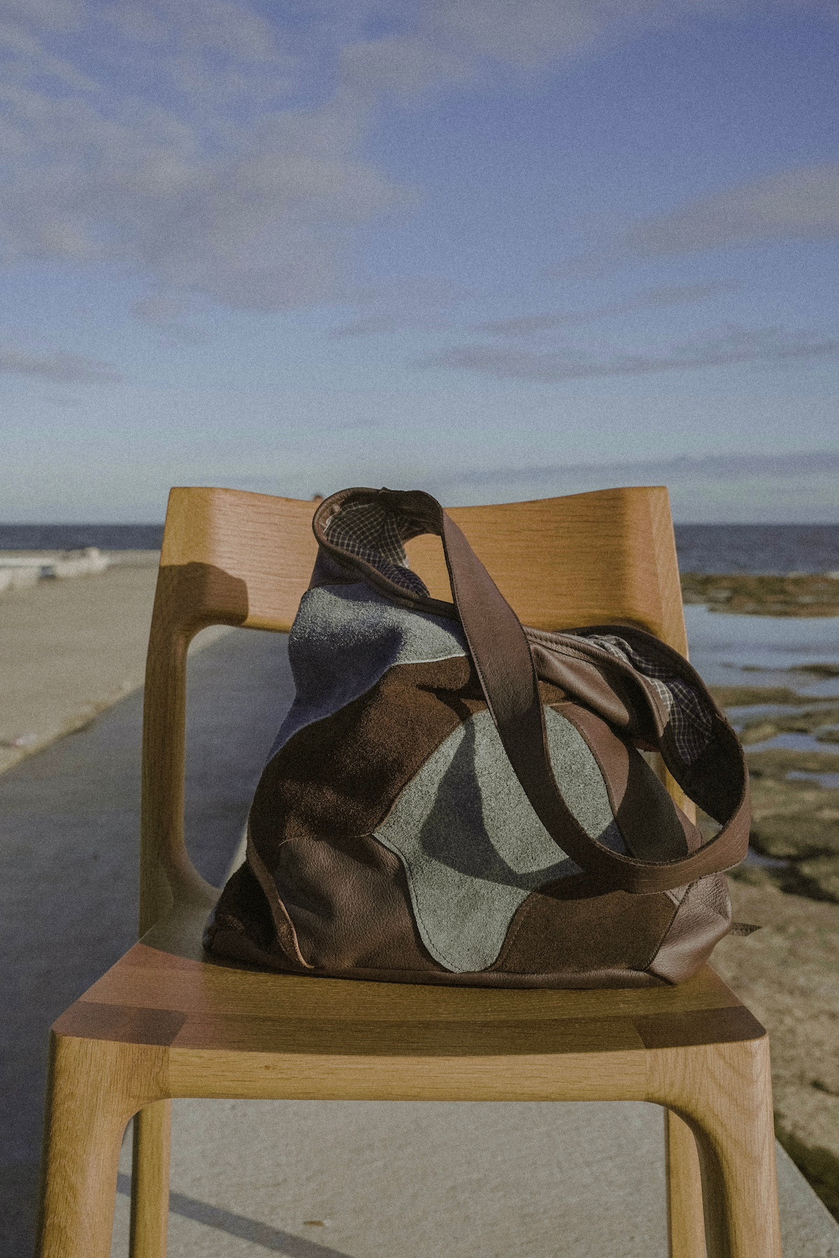 MOEPI SIGNATURE PATCH WORK BAG | BLUE