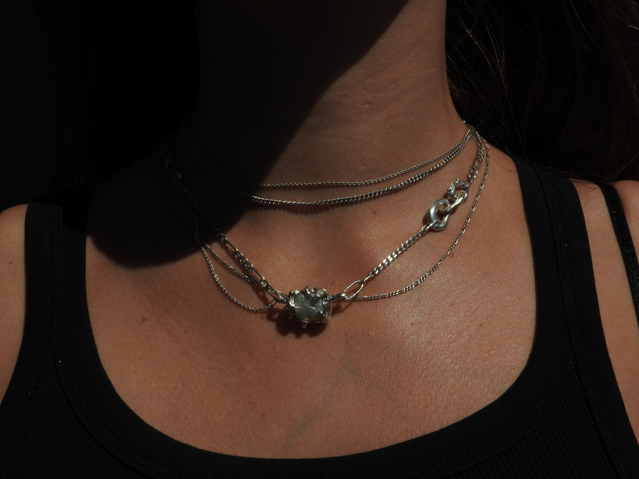 PEARL CAGE NECKLACE