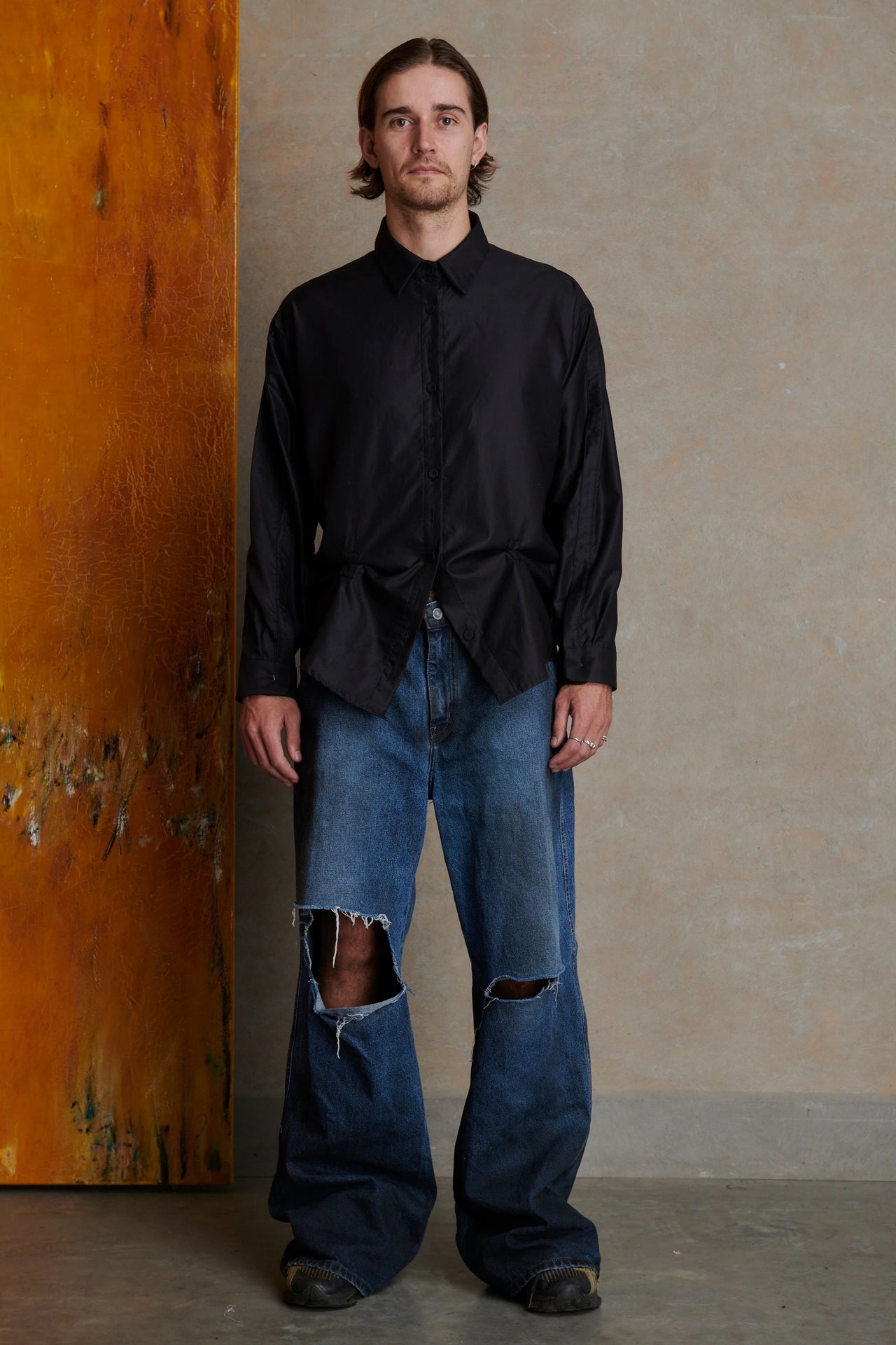 Placket Shirt | Black
