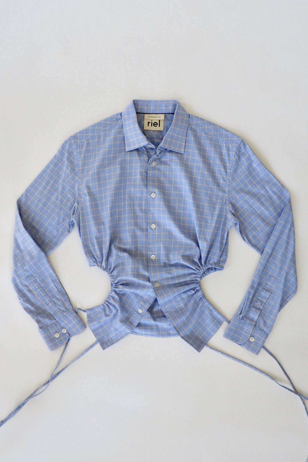 CURVE SHIRT | YELLOW + PLAID SHIRT