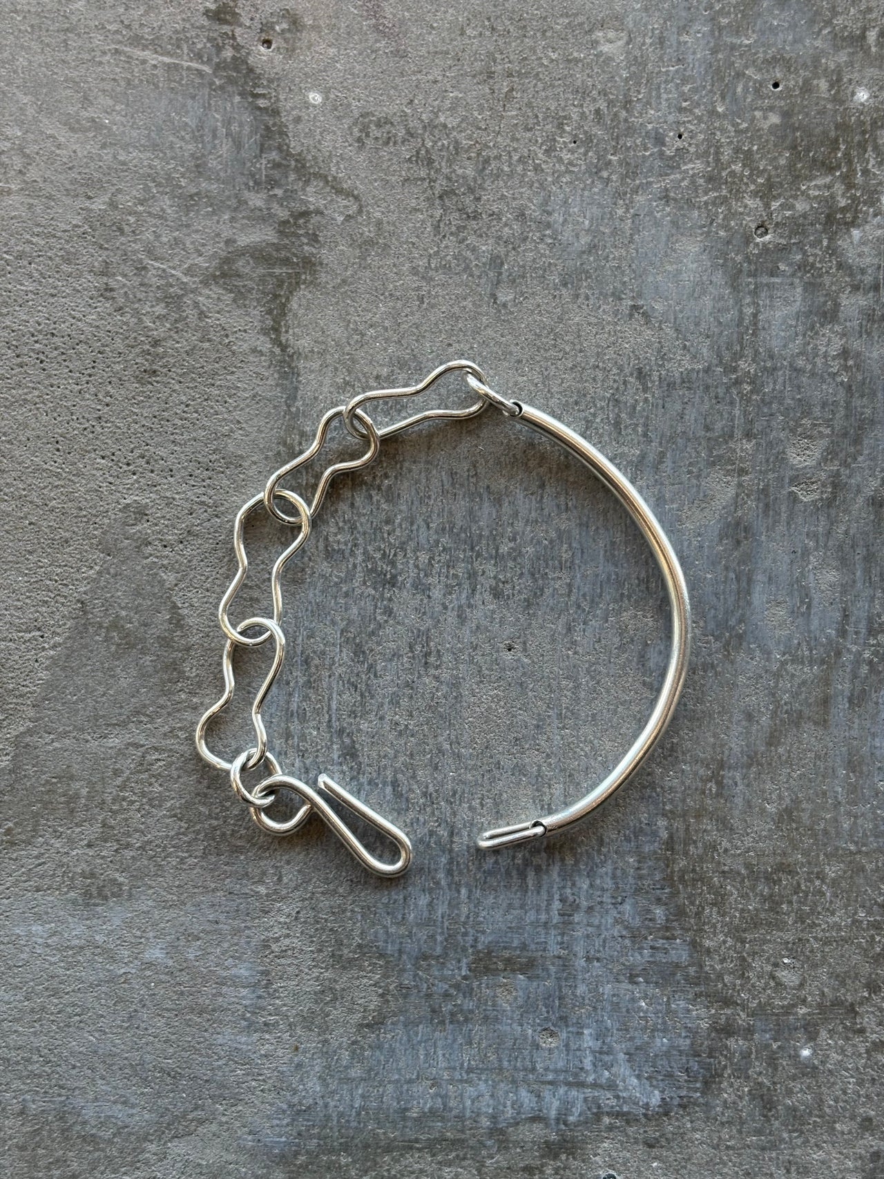 DOGBONE BANGLE BRACELET