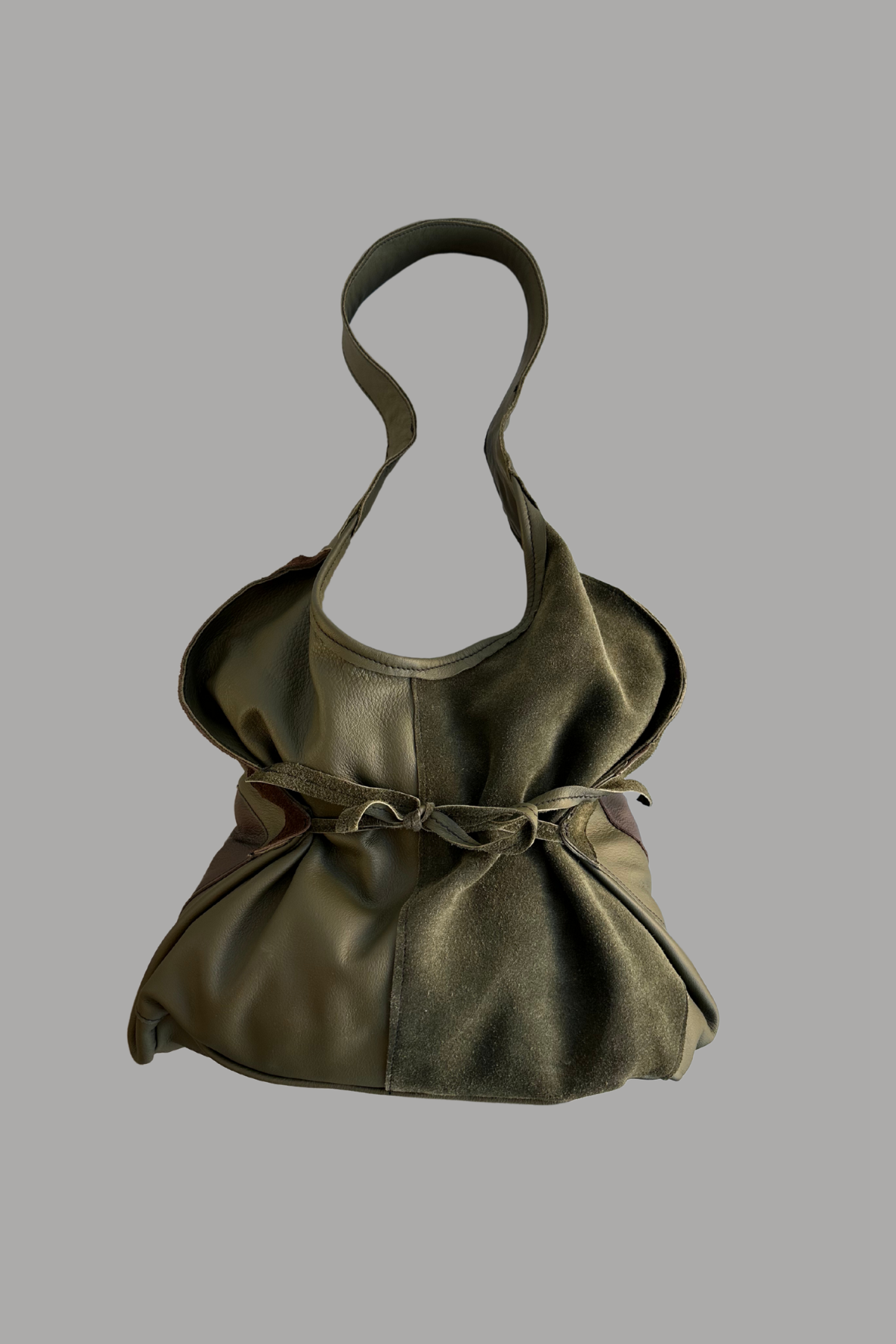 MOEPI SIGNATURE PATCH WORK BAG | KHAKI