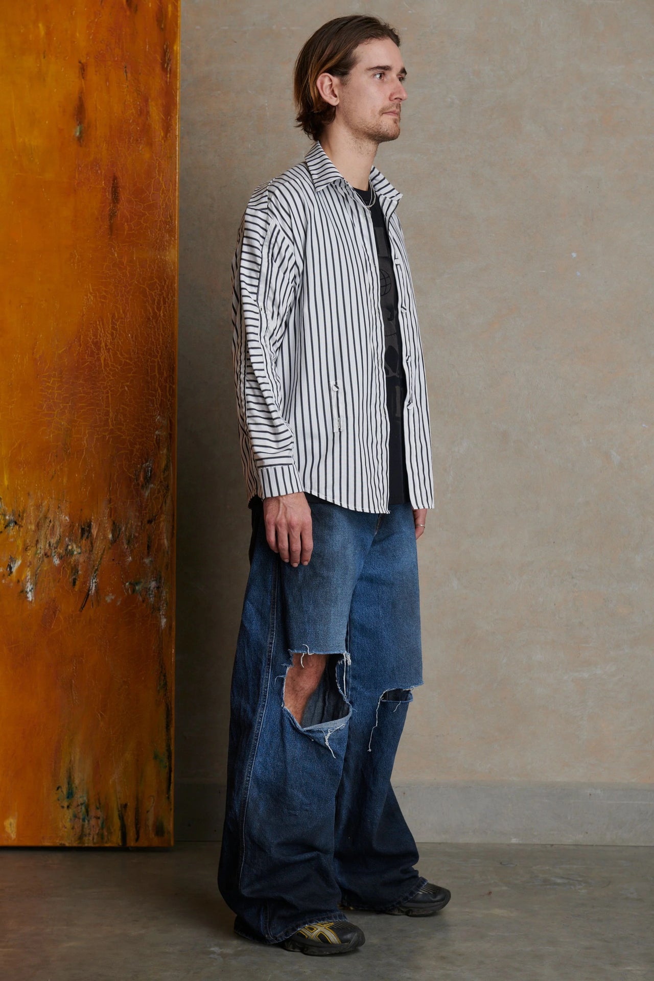 Placket Shirt | Stripe