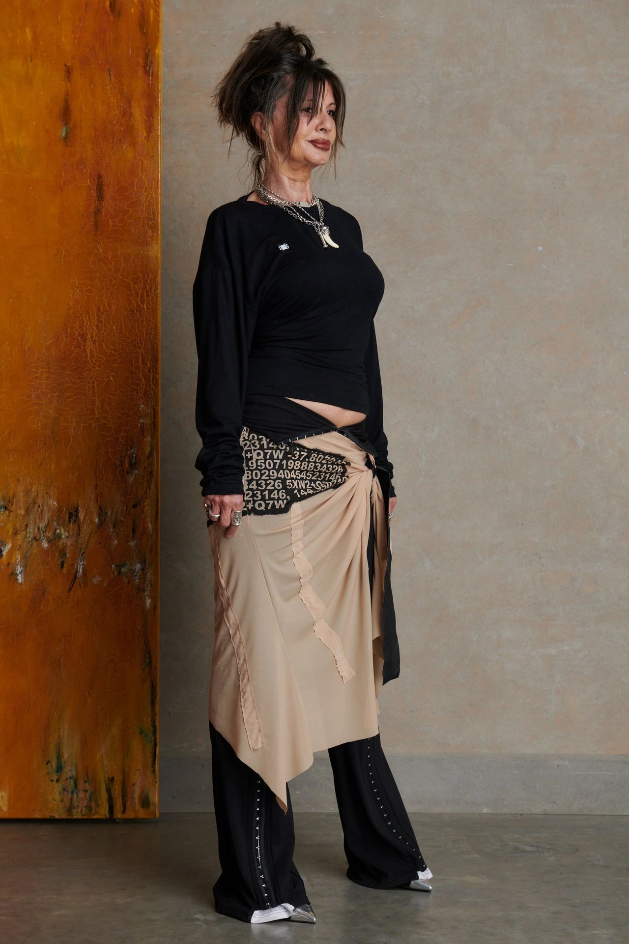 Zipper Long Sleeve Black