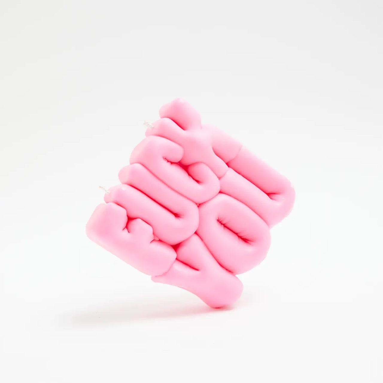 'FUCK YOU' Puffer Candle | Pink
