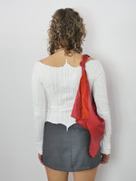 Scraps Bandage Long Sleeve White