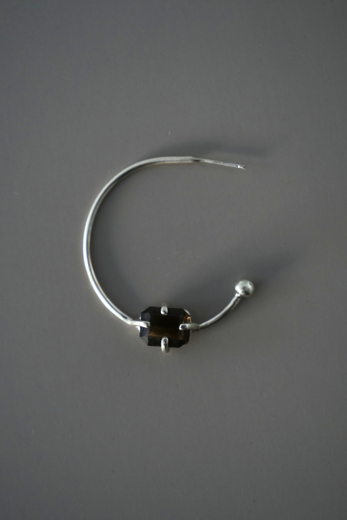 Hoop | Smokey Quartz