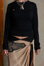 Zipper Long Sleeve Black