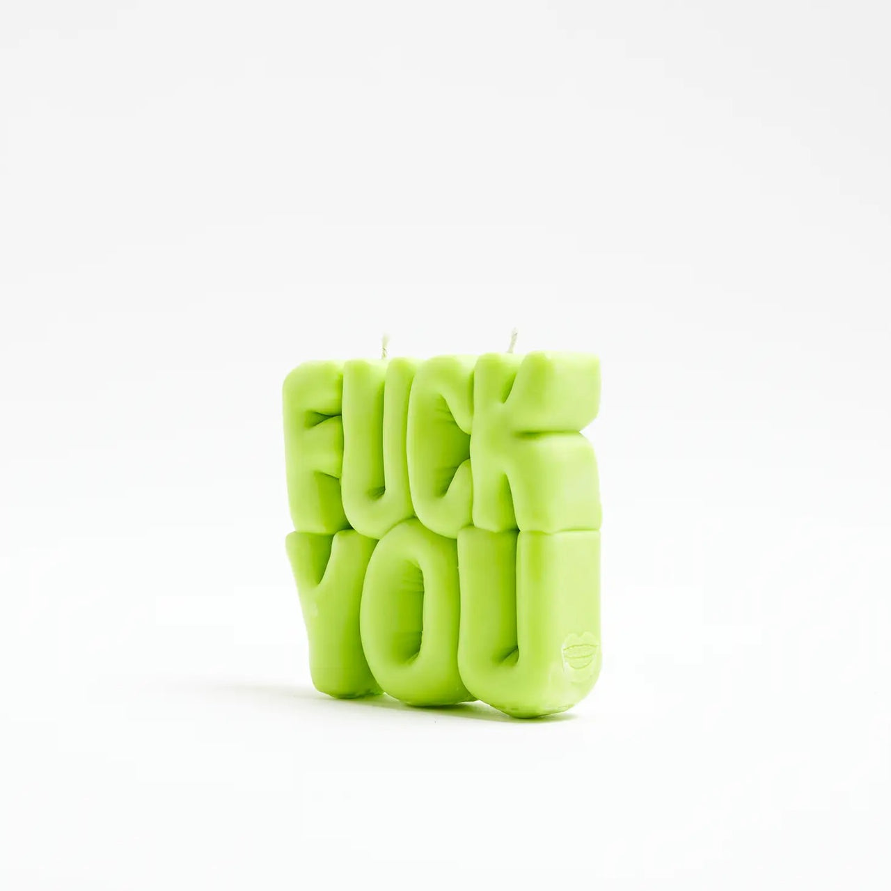 'FUCK YOU' Puffer Candle | Lime