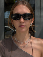 MINI CHUNKY DOGBONE NECKLACE