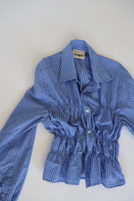 TOCCA SHIRT | MID BLUE CHECK