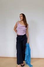AWA TOP | RED + BLUE CHECK
