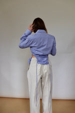 CURVE SHIRT | BLUE STRIPED