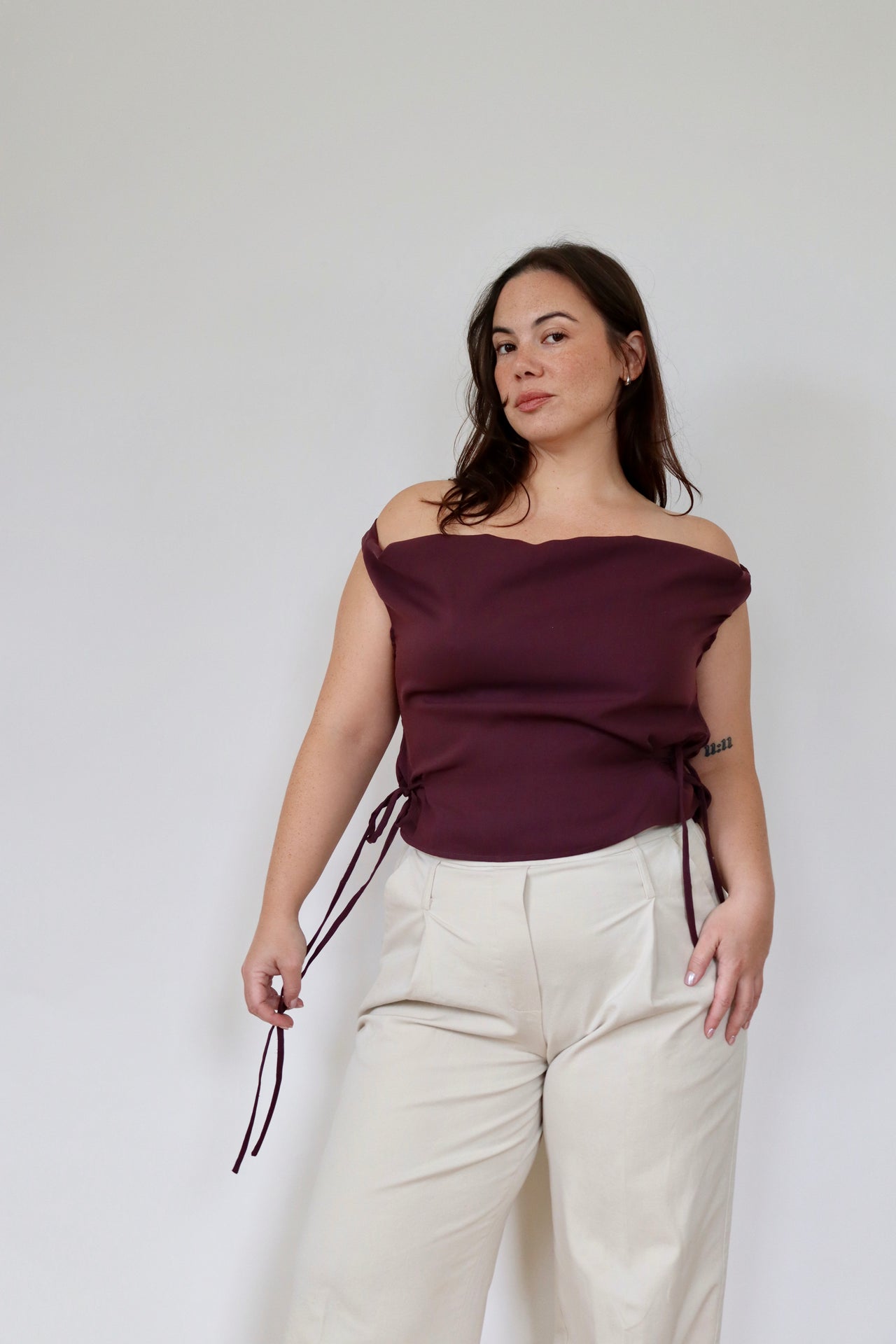 AWA TOP | WINE RED