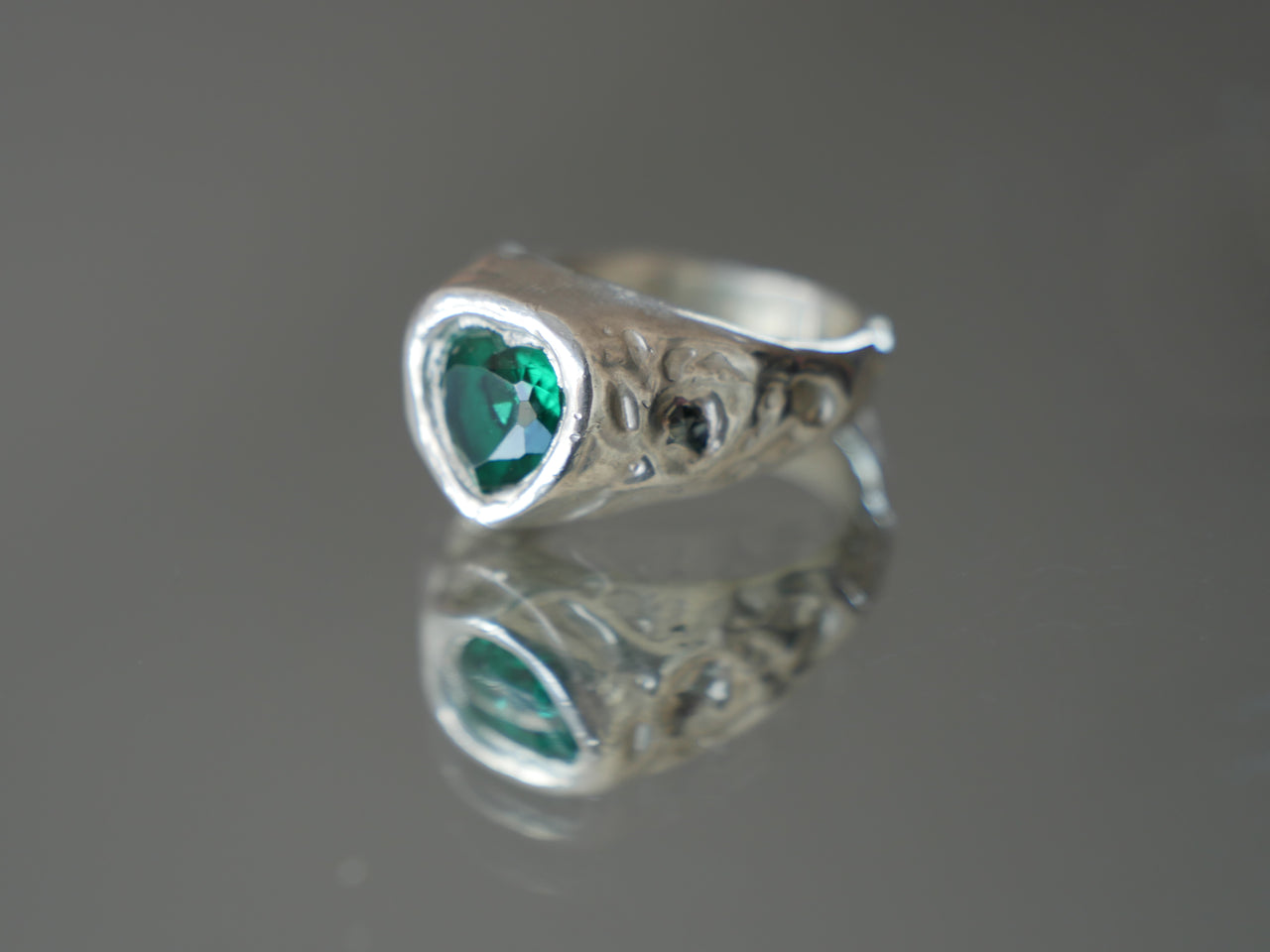Emerald + Sapphire Heart