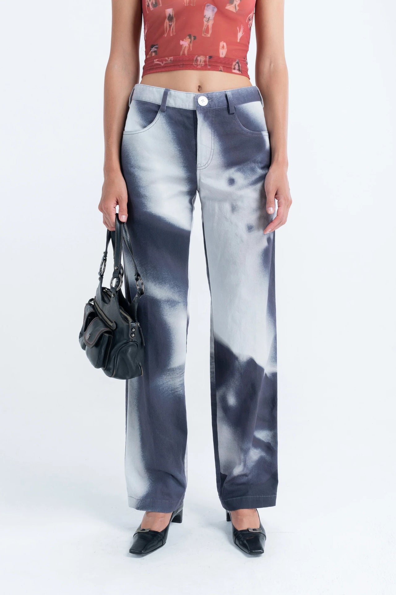 Twill Slouch Trousers