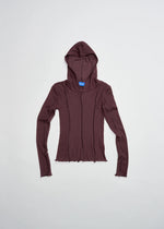 Segment Hooded Top ~ Garnet