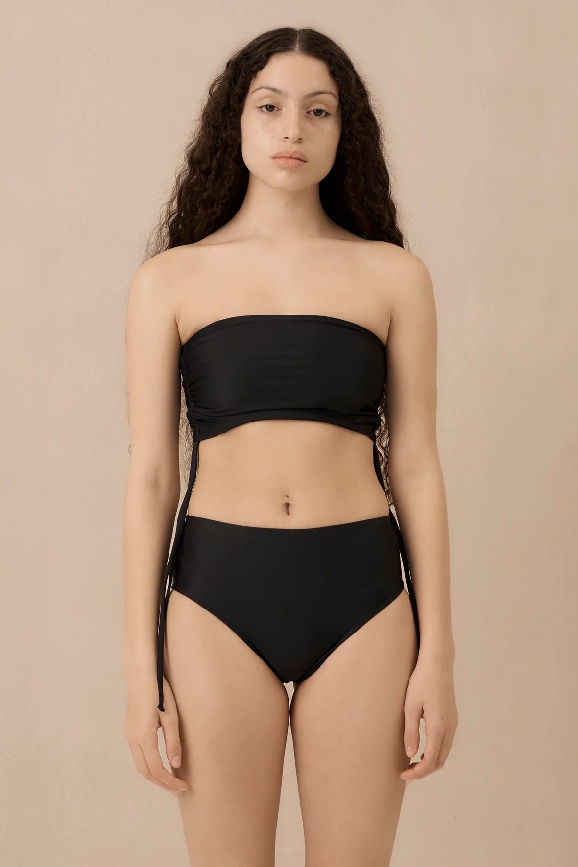Black boob tube top top